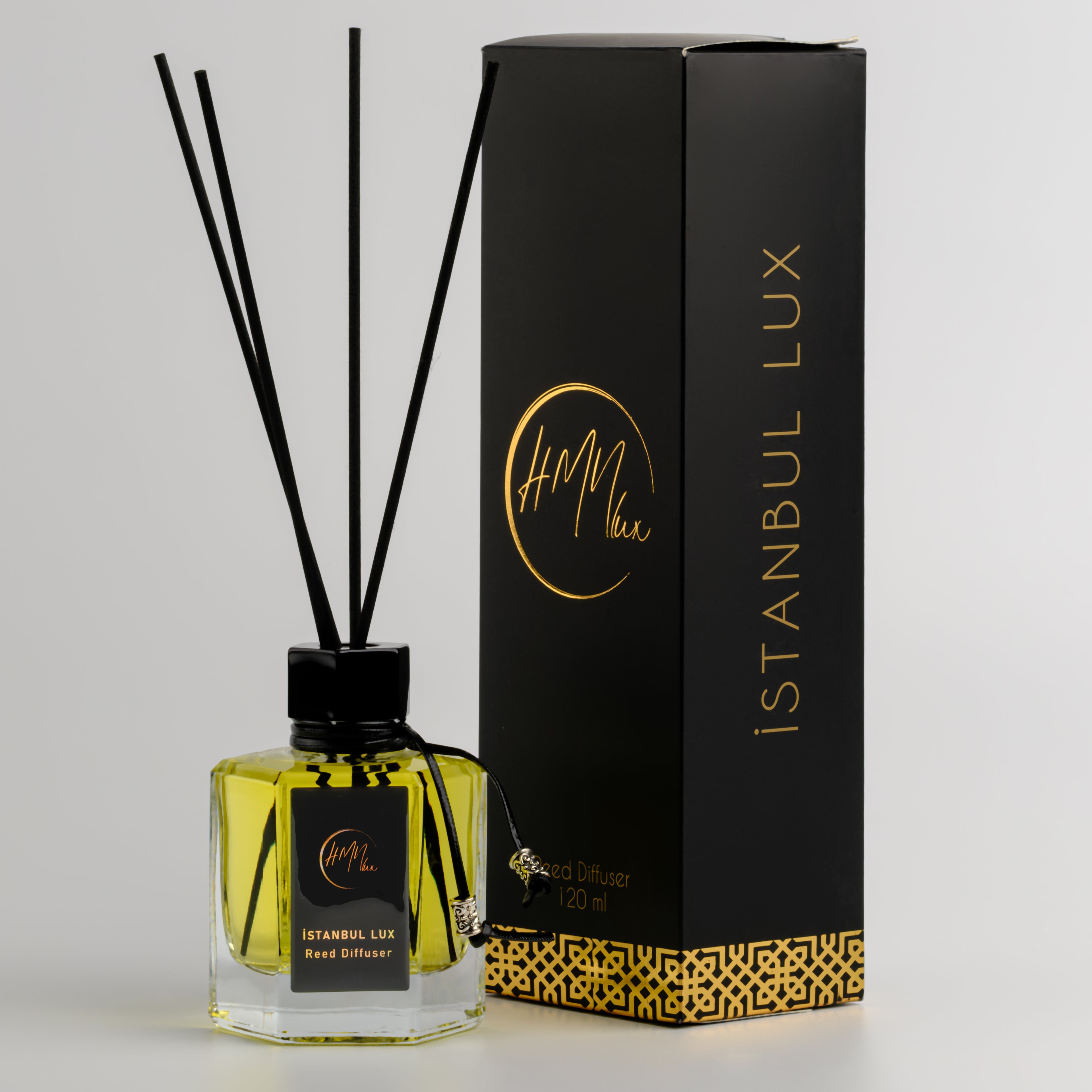 HMNLUX İstanbul Bambu Çubuklu Ortam Kokusu 120 ml | Kalıcı Ortam Kokusu